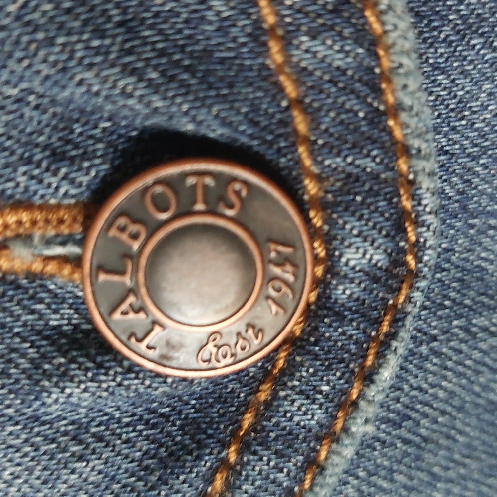 NWT, HOST PICK ,TALBOTS JEAN JACKET, Lp - Picture 3 of 11
